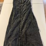 Urban Outfitters  Corduroy Grunge Cottagecore Frayed Hem Button Front Dress Small Photo 0