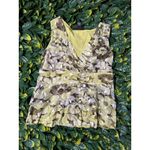 INC Y2K  Green Brown Cute Sleeveless Top Size Small Photo 2