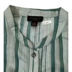 Current Air Anthropologie Women Sz Small Striped Top Green Sleeveless 17-631P Photo 3