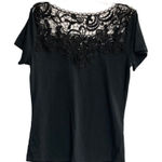 Venus , Women’s top, size medium, Black, Embroidery Photo 0