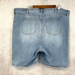Torrid  Womens Denim Shorts Sky High Skinny Bermuda Size 26‎ Distressed Stretch Photo 2
