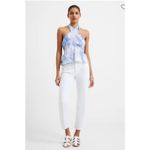 French Connection Dalla Verona Crossneck Top Size 12 New with Tags Photo 3