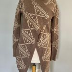 Staring At Stars Brown Tan Cardigan Sweater Photo 0