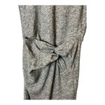 IRO Dress Women XS Gray Wool Blend Knit Long Sleeve Leticia Wrap Front Mini Photo 3