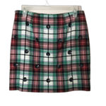 Vineyard Vines  Winter Tartan Wool blend mini skirt size 2 Photo 7