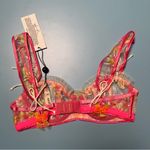 For Love & Lemons NWT  x Victoria’s Secret‎ Pink Underwire Lace Bra Size XS Photo 2