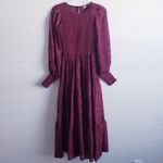 Baltic Born Stockholm Smocked Midi Dress Long Sleeve New Without Tags Photo 2