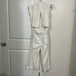 Vince Camuto Vince White Denim Jumpsuit Size Small $445 Photo 6