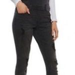 Almost Famous Vintage Black Distressed Overalls Photo 1