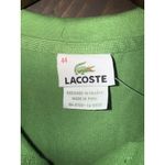 Lacoste ‎ Women's Polo Shirt Size 44 Green Short Sleeve NWOT Photo 1
