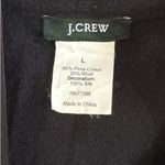 J.Crew  Black Women's Sweater sz Lg Photo 2
