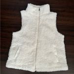 Forever 21 Fuzzy White Zip Up Vest Photo 0