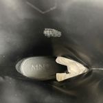 Mango  Leather Cowboy Ankle Boots with Embroidery Seams Black Size 39/ 8.5 Photo 11