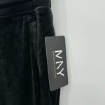 Marc New York  joggers 1X black velvet pull on elastic waist pants lounge NEW Photo 2