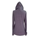 Nike Purple Dri-fit Running Athletic Top Hoodie Thumb Hole Insert Size M | 42-11 Photo 2