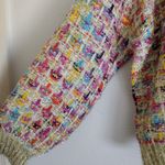 Forever 21  NWT gold metallic multicolor sweater size medium Photo 2