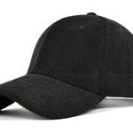 Madewell Black Corduroy Baseball Hat Unisex Mens Women’s Adjustable Cap 100% Cotton NEW Photo 0
