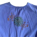 RARE Vintage 1997 Blue Fish Handpainted Short Sleeve Dress Size 2 (XL) Photo 4
