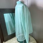 Charlotte Russe Green Long Sleeve Button Down Shirt Photo 8