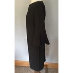 Calvin Klein  Dress Sz 10 Black Bell Sleeve Back Zip Career HolidayParty Funeral Photo 6