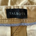 Talbots  Relaxed Chino Pant Pants Cotton Blend Cuffed NWT Size Petite 6P Photo 4