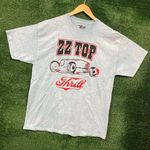 ZZ Top Thrill Rock Band Mineral Wash T-Shirt Size Extra Large Photo 2
