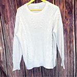 Aeropostale Women Medium Light Pink Cable Knit Sweater Photo 0