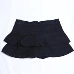 Mini Denim Black Layered Skirt with Cross Embellished Chains S Photo 2