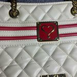 Love moschino Beautiful Red/Cream‎  Shoulder Bag Photo 2