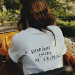 COS unisex "A BOYFRIEND CALLED MY GIRLFRIEND" T-shirt Coco Capitán, size XS/S Photo 0