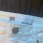 RSQ  White Denim Venice Mid Rise Distressed Denim Jean Jeans Shorts - size 3 Photo 7