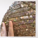 Mac Duggal Gold Sequin Cap Sleeve Gown 3785M Size 14 Long Formal Gown NWT Photo 9