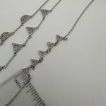 Stella & Dot Pave Chevron Silver tone Necklace with 3 Interchangeable Layers Photo 10