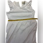 Universal Threads Universal Thread Cream 100% Cotton Long Sleeve Dress Size Medium Photo 14