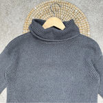 Athleta Breckenridge Turtleneck Knit Sweater Pullover Longsleeve Charcoal Gray S Photo 4