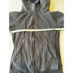 Lululemon Scuba Full Zip Hoodie Black Size‎ 4Thick Jacket Running Thumb Holes Size 4 Photo 7