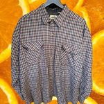 Timber Trail‎ Red, White and Green Button Up Insulated Flannel Size XL Red Photo 0
