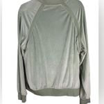 MELODY EHSANI Velour Velvet Quarter Zip Pullover Jacket Size L Photo 1