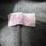 Pink Lily Punk Lily Green/Gray Mock Neck High Low Sweater; Shirt size medium Photo 3