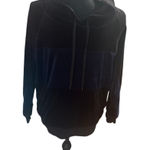 Champion Elite Blue & Black Striped Velour Hoodie – Size S Photo 0