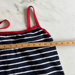 LL Bean Striped Tankini Swimsuit Top & Bottom Set Red White Blue Size‎ 8 Photo 6