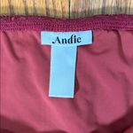 ANDIE  bikini set Delray top‎ bikini bottom syrah lace red size S NWOT Photo 3
