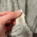 Free People  Sensual Wrap Sweater Grey Photo 5
