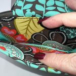 Vera Bradley Disney Parks  ID Wallet Wristlet Shower Vines Mickey Silhouette Photo 5