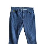 YOGA JEANS Women’s Dark Wash Stretch Skinny Jeans Size 30 Blue Photo 3