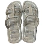 Free People  Hadden Sandals in Champagne Metallic Size 11 Photo 8