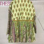 Free People New SZ XS  hazy baby dress green printed swing floral sweet mint Photo 6