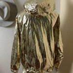 BLANK NYC • metallic gold hooded jacket Photo 5