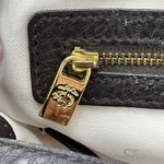 Brooks Brothers  Leather Hand Bag Tote Brown Gold Top Handle Used Photo 12