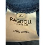 Ragdoll Women's Blue Acid Wash Long Sleeve Round Neck T Shirt Tee Top Size XS Photo 3